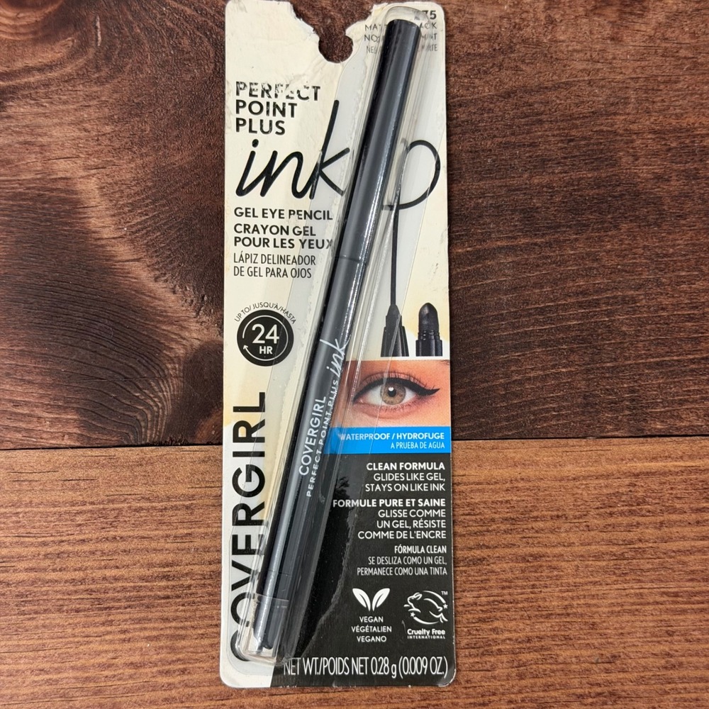 Covergirl Perfect Point Plus InkIt Gel Eye Pencil 275 Matte Jet Black Waterproof
